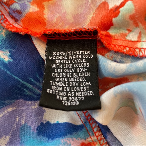 Nicole Miller silky top size XL - Picture 7 of 7